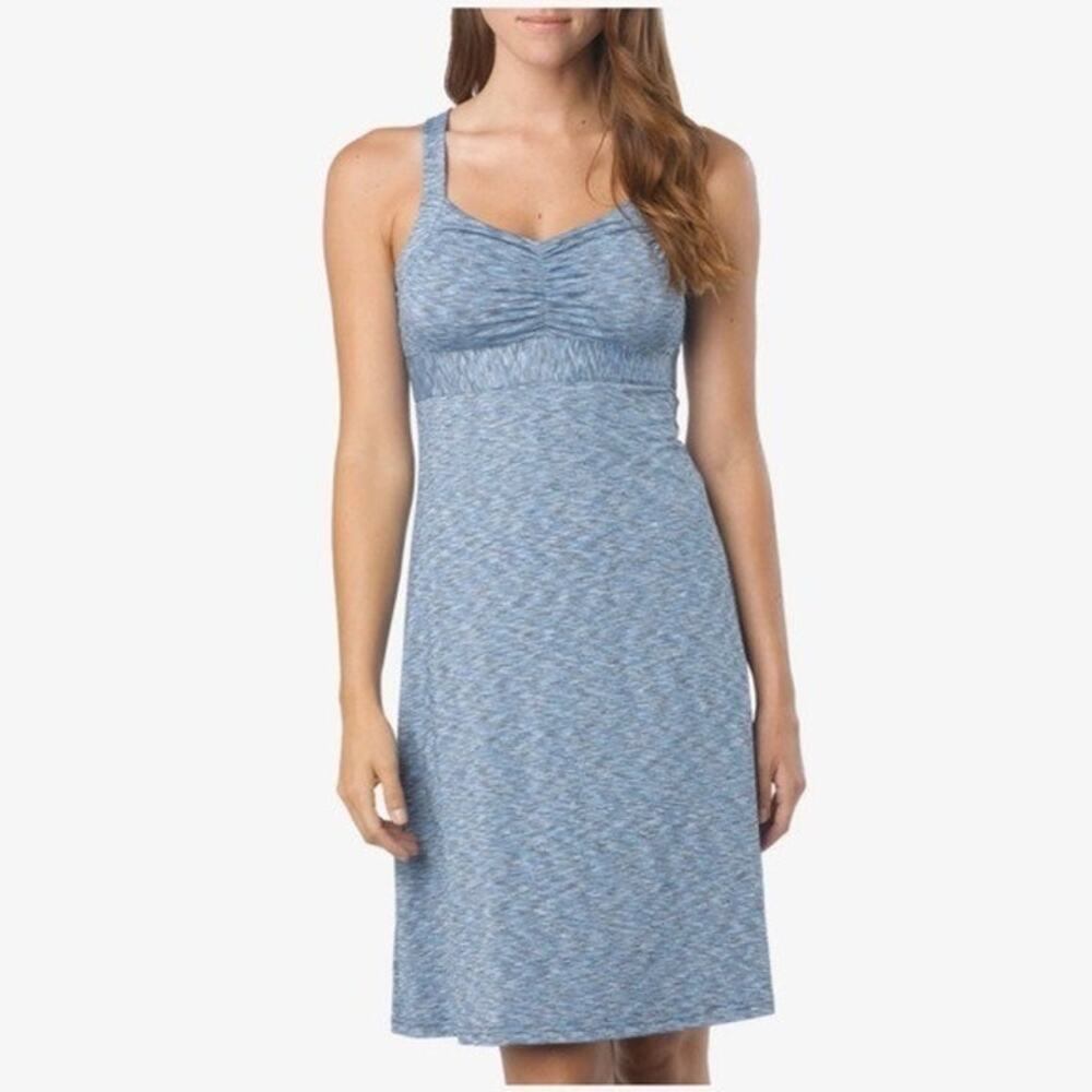 Prana Blue Athletic Dress Built in Bra Hiking Outdoors Athletic Tennis Size S
